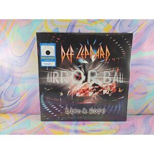 Def Leppard - Mirrorball: Live & More (3xLP Record, 2011) New Sealed Clear Color